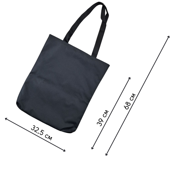 Шоппер_706 Hearts (32,5*39 cm), bead embroidery kit for a medium tote bag