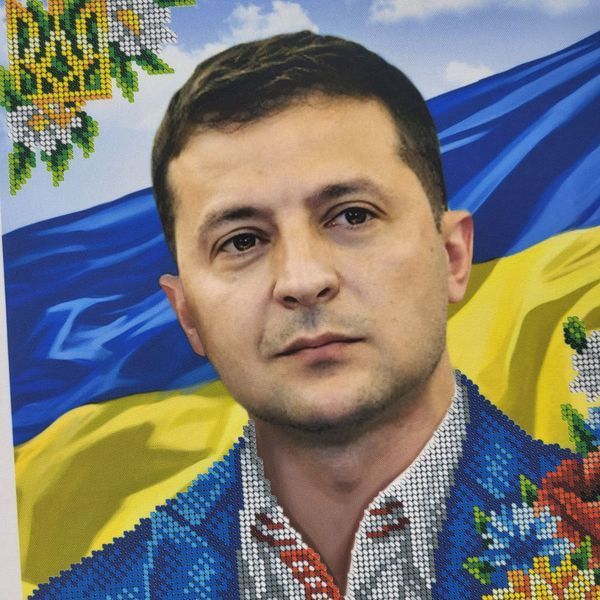 А3Н_483 В.О.Зеленський (36,5*27 см), схема для вишивання бісером картини схема-вр-А3Н_483 фото