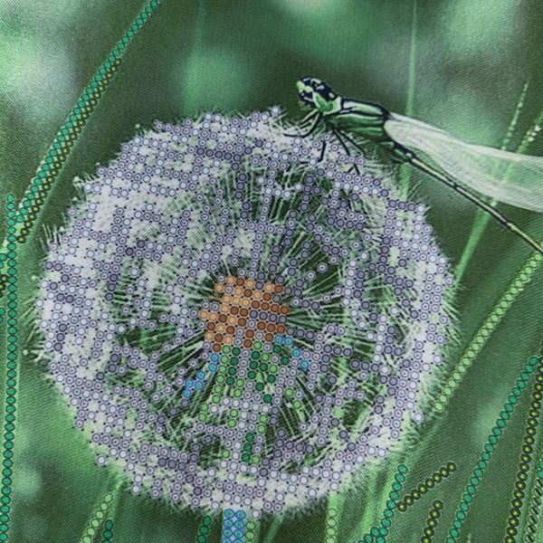 ТА-303 Dandelion and Dragonfly (24*32 cm), bead embroidery kit of the picture