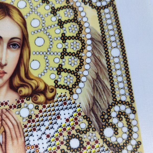 ЖС-5007 Святий Ангел Охоронець у перлах, набір для вишивання бісером ікони ЖС-5007 фото