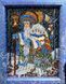 СЛ-3326 Christmas Wizard (27*36 cm), bead embroidery pattern of the picture