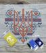 Ф-046 З Україною в серці, набір для вишивання бісером по водорозчинному флізеліну АБВ 00127339 фото 2