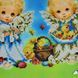 9503 Дитячий пасхальний рушник на кошик (35*35 см), набір для вишивки бісером 9503 фото 10