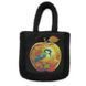 Шоппер_811 Bird in a Glass Apple (43*30*10 cm), bead embroidery kit for a winter tote bag