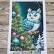 ЗПНМ-021 New Year Owl (25*40 cm), bead embroidery kit for a picture