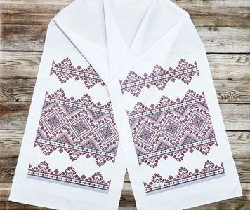 ТР061 Ukrainian Traditional Rushnyk 250*50cm, bead embroidery blank