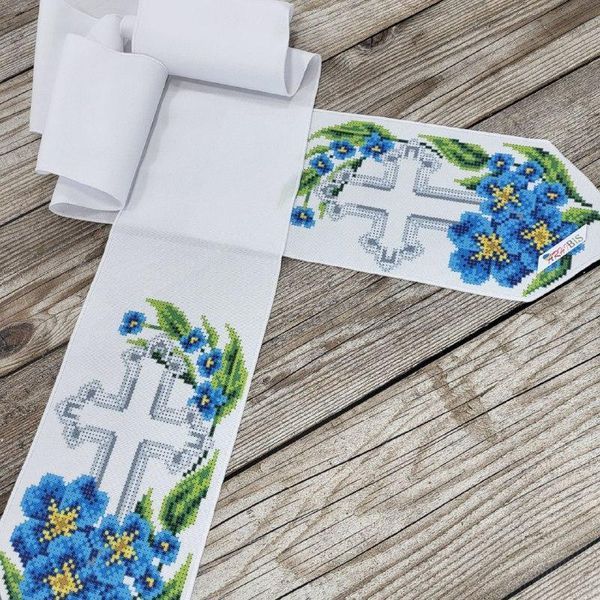 24023 Easter bow for a basket (12*150 cm), bead embroidery kit