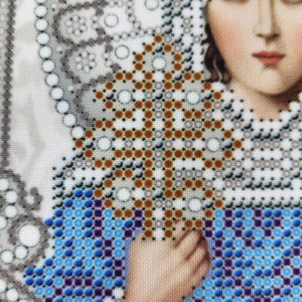 ЖС-5009 Свята Ксенія (Оксана) в перлах, набір для вишивання бісером ікони ЖС-5009 фото