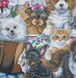 А2-К-1171 Пікнік із друзями, набір для вишивання бісером картини з котами і собаками А2-К-1171 фото 5