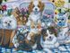 А2-К-1171 Пікнік із друзями, набір для вишивання бісером картини з котами і собаками А2-К-1171 фото 1