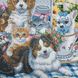 А2-К-1171 Пікнік із друзями, набір для вишивання бісером картини з котами і собаками А2-К-1171 фото 4