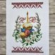 9050 Easter towel (53*37 cm), bead embroidery kit