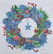 ТА-478 Wreath with Birds (30*30 cm), bead embroidery kit of the picture