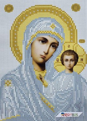 ТО041 Казанская Икона Божей Матери, набор для вышивки бисером иконы ТО041 фото