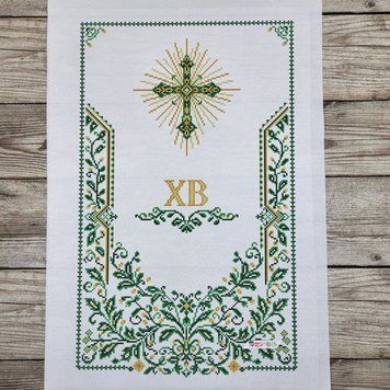РП-141 Easter Towel for a Basket (37*60 cm), bead embroidery kit