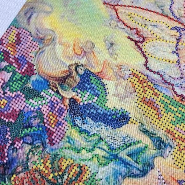 875 Dance of the Elves A3, bead embroidery kit of the picture