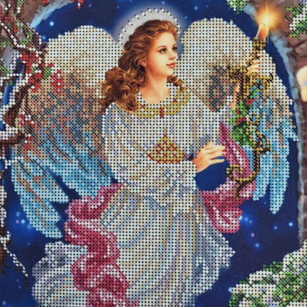 А4-К-410 Рождественский ангел, набор для вышивки бисером картины А4-К-410 фото