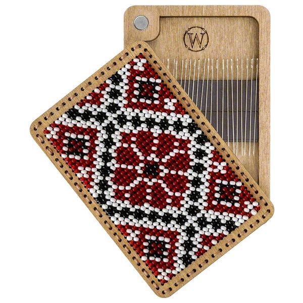 FLZB(N)-095 Bead Embroidery Kit on Wood, Needle Case
