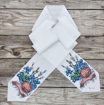 24915 Easter bow for a basket (12*150 cm), bead embroidery kit