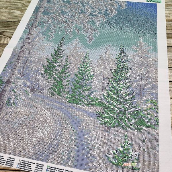 НИК-9983 Зачарованный лес, набор для вышивки бисером картины НИК-9983 фото