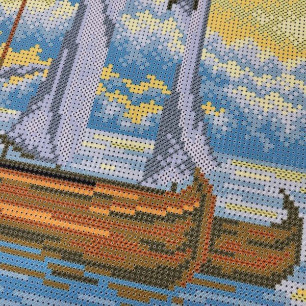 B643 Ісус на березі моря (30*42 см), схема для вишивання бісером ікони схема-ба-B643 фото