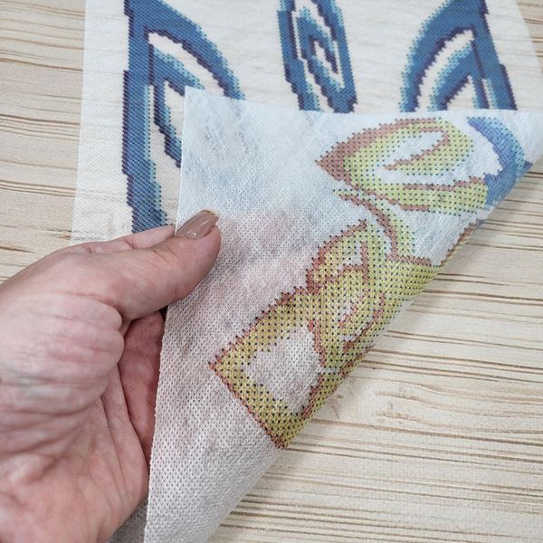 Ф-044 Герб Украины, набор для вышивки бисером на водоростворимом флизелине АБВ 00127335 фото