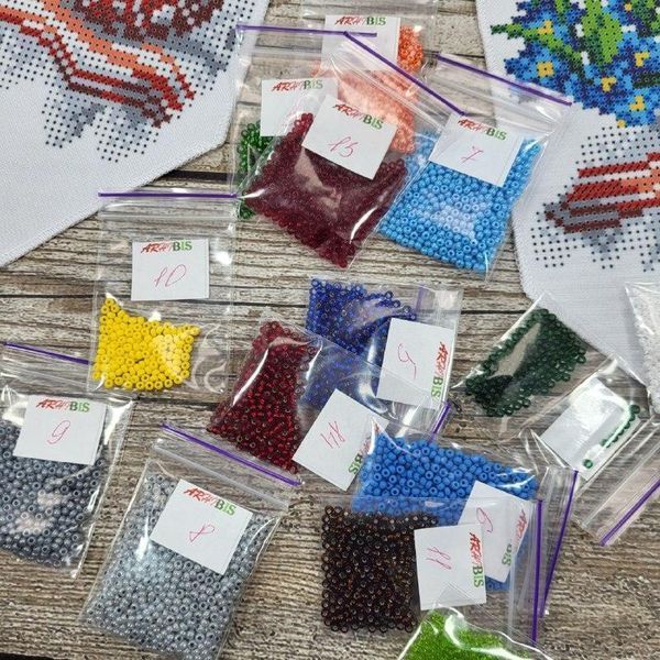 24915 Easter bow for a basket (12*150 cm), bead embroidery kit