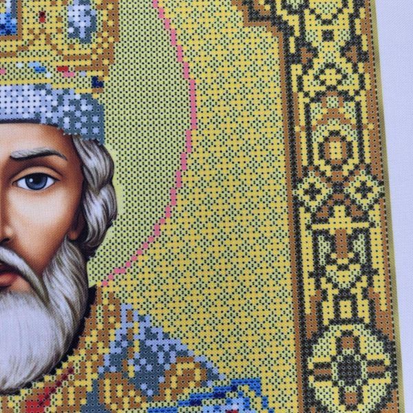 642 Святой Николай (30*42 см), набор для вышивки бисером иконы 642 фото
