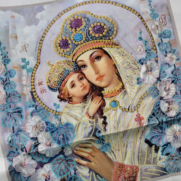 BT802 Mary and Christ (27*27 cm), bead embroidery kit