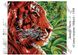 1504 Диптих Сім'я тигрів, набір для вишивання бісером модульної картини 1504 фото 1