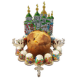 PFPK_002 Stand for Easter bread and dyed eggs, bead embroidery kit