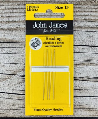 Набір бісерних голок John James, 4шт, розмір 13 JJ10513 фото