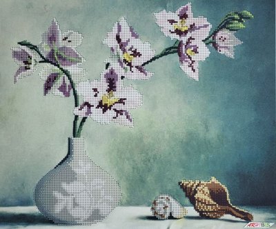 804 Букет моря, набор для вышивки бисером картины с орхидеей 804 фото