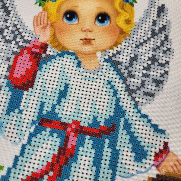 9507 Children's Easter rushnyk for the basket (35*35 cm), bead embroidery kit