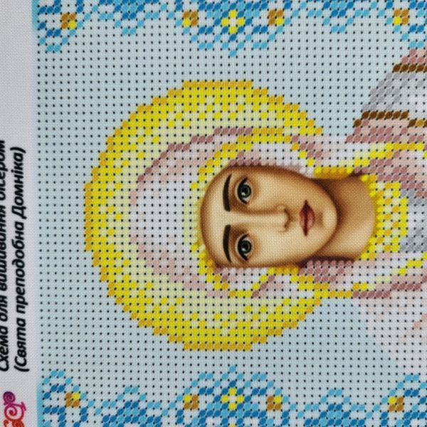 БСР-4464 Saint Domnica (19*23 cm), bead embroidery kit of the named icon