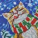 2249 Зимний кот, набор для вышивки бисером картины 2249 фото 6