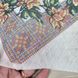 Ф-010 Орнамент с бархатцами, набор для вышивки бисером на водоростворимом флизелине Д 01015 фото 4