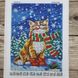 2249 Зимовий кіт, набір для вишивання бісером картини 2249 фото 2