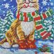 2249 Зимний кот, набор для вышивки бисером картины 2249 фото 10