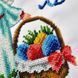 9507 Children's Easter rushnyk for the basket (35*35 cm), bead embroidery kit