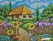 А4Н_547 Cottage (23*19 cm), bead embroidery picture kit