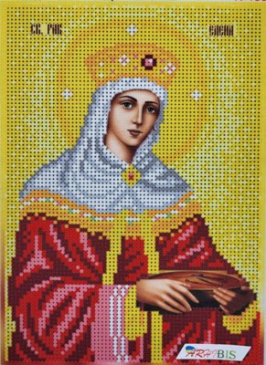 186 Святая Елена, набор для вышивки бисером именной иконы 186 фото