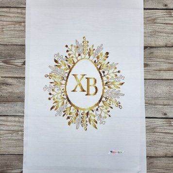 РП-137 Easter Towel for a Basket (37*60 cm), bead embroidery kit