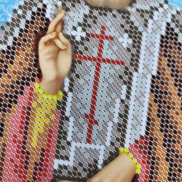 РІ-4141 Saint Sergius (19*23 cm), bead embroidery pattern of the icon