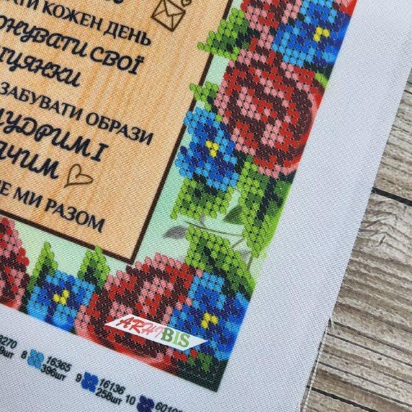 А4Н_445 Правила дому (23*19 см), схема для вишивання бісером картини схема-вр-А4Н_445 фото