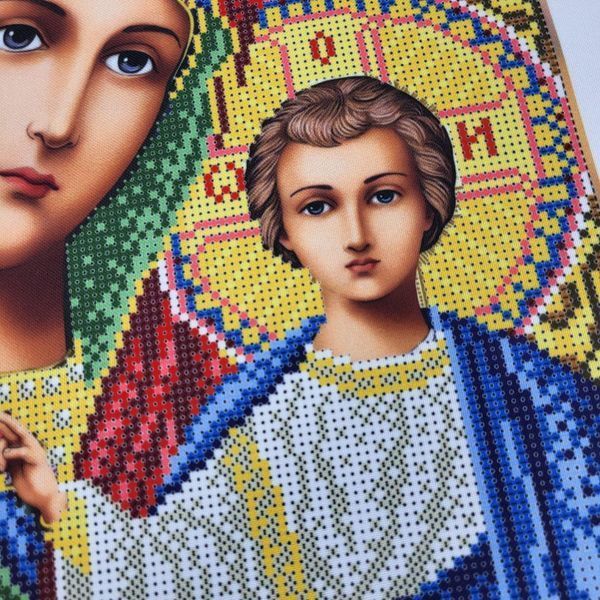 645 Божа Матір Казанська (30*42 см), набір для вишивки бісером ікони 645 фото