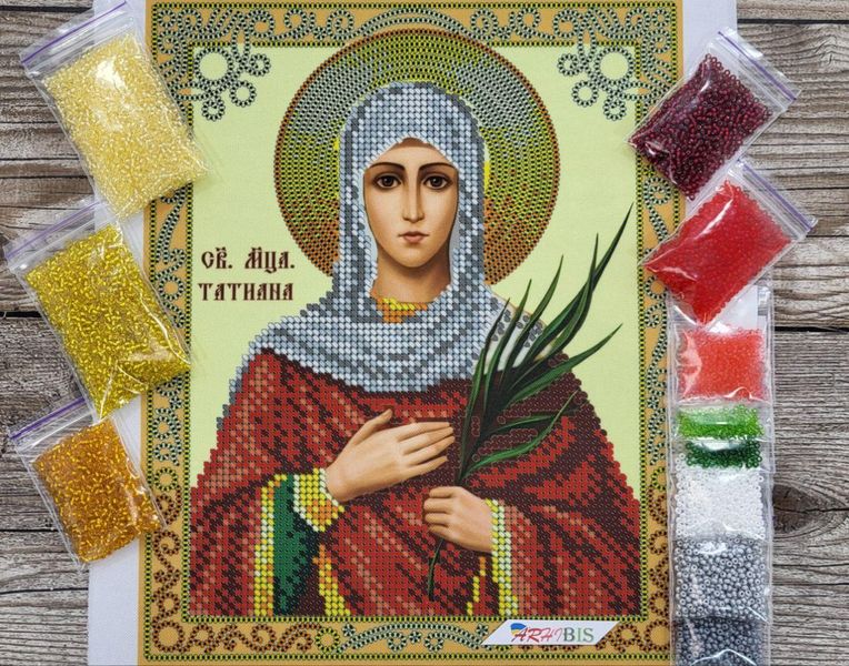 А4Р_171 Святая мученица Татьяна, набор для вышивки бисером иконы А4Р_171 фото