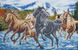 3563 Гірські скакуни, набір для вишивання бісером картини з конями 3563 фото 1