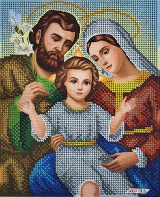 А4Р_121 Святое семейство, набор для вышивки бисером иконы А4Р_121 фото