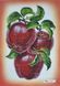 А4-К-1012 Макинтош, схема для вышивки бисером картины с яблоками схема-ак-А4-К-1012 фото 1